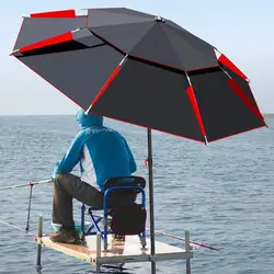 Patio Umbrellas for Outside Double Top Round Offset Umbrella Large Sun Umbrella for Fishing Round Fishing Umbrella for Terrace
