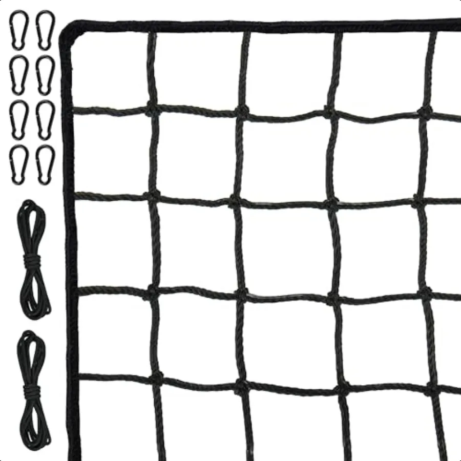 

10×7ft Heavy Duty Nylon Sport Netting Golf Hitting Net Golf Practice Net for Baseball Hockey Soccer Tennis Widely Used Indoor a