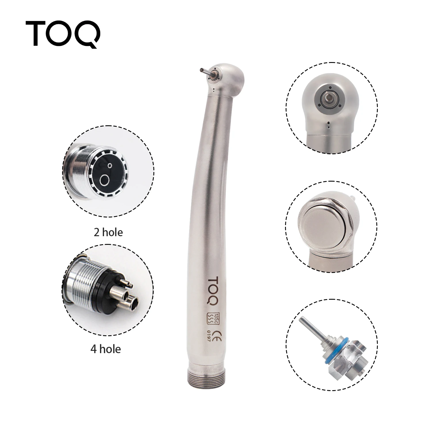 Dental High Speed Handpiece Air Turbine Torque TU Push 2 Hole B2 Midwest 4 Hole M4