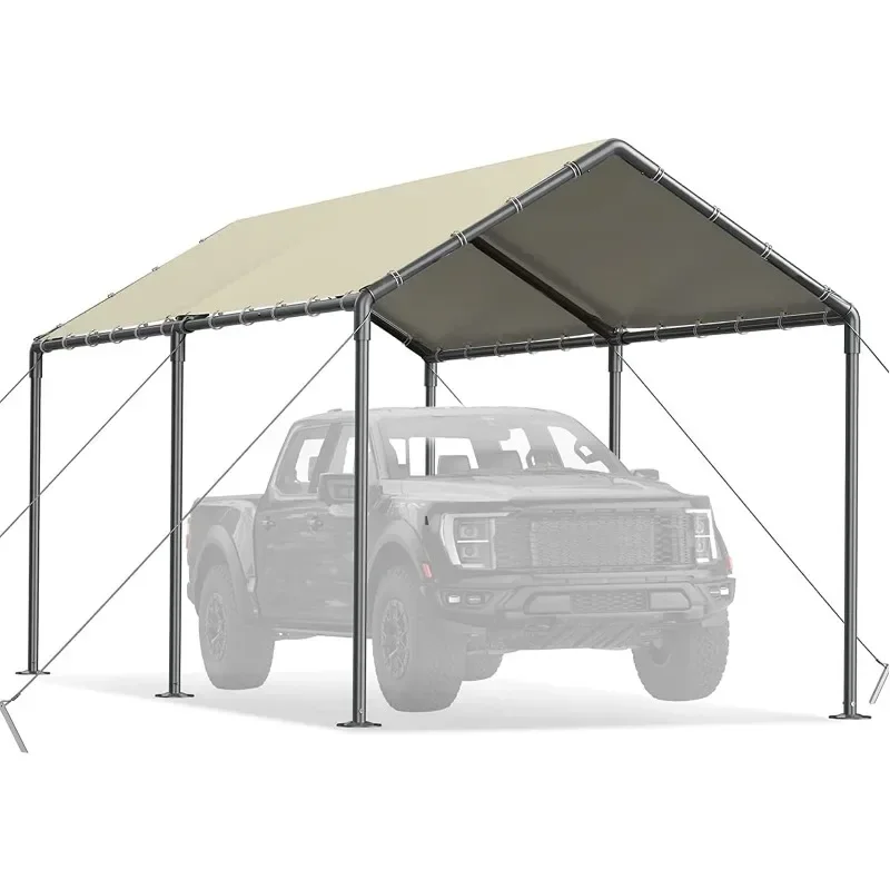 10 x 20ft Heavy Duty Carport,Portable Car Tent Garage,All Season UV Resistant Car Canopy for Auto,Truck,Boat,Car