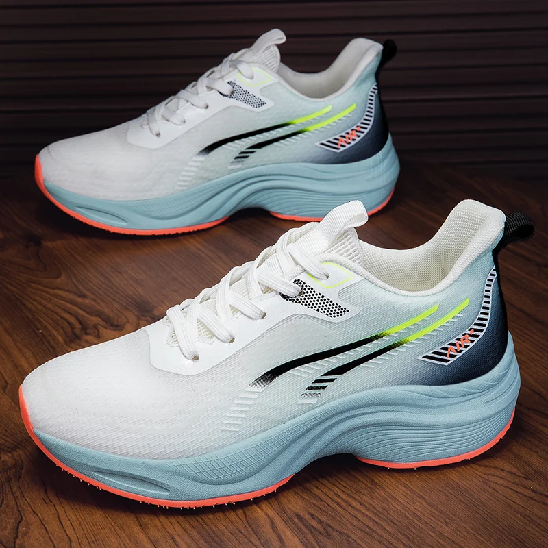 

Men's sports shoes, lightweight carbon plate racing running shoes, winter shock absorption, anti slip, wear-resistant, breathabl