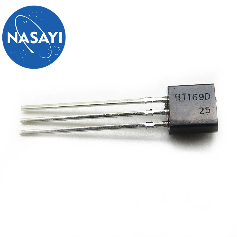 

NASAYI 50pcs/lot BT169D BT169 Triacs Thyristor SCR 400V 9A 3-Pin SPT new original In Stock