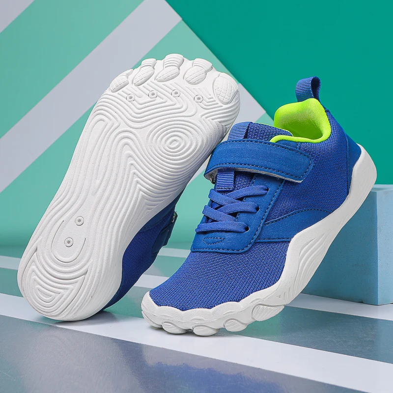 

Kids Wide Toe Barefoot Shoes Outdoor Children Minimalist Walking Sneakers Outdoor Breathable Boys Girls Hiking Trekking Sneakers