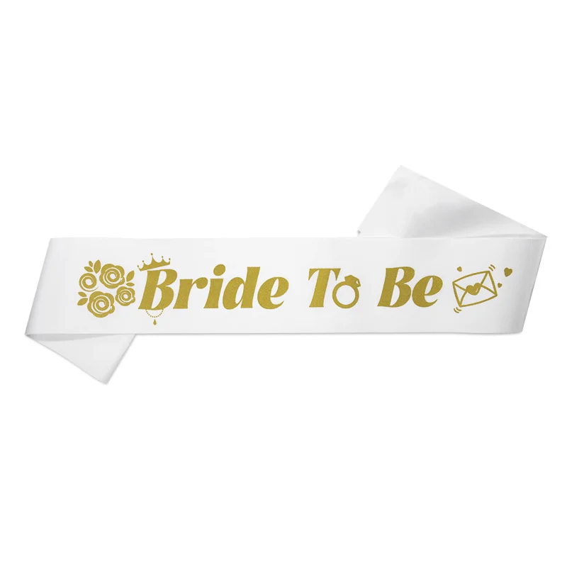 15 Models Bride to Be Team Bride Letter Print Bachelorette Party Birthday Straps Single Women Off Single Celebration Belts