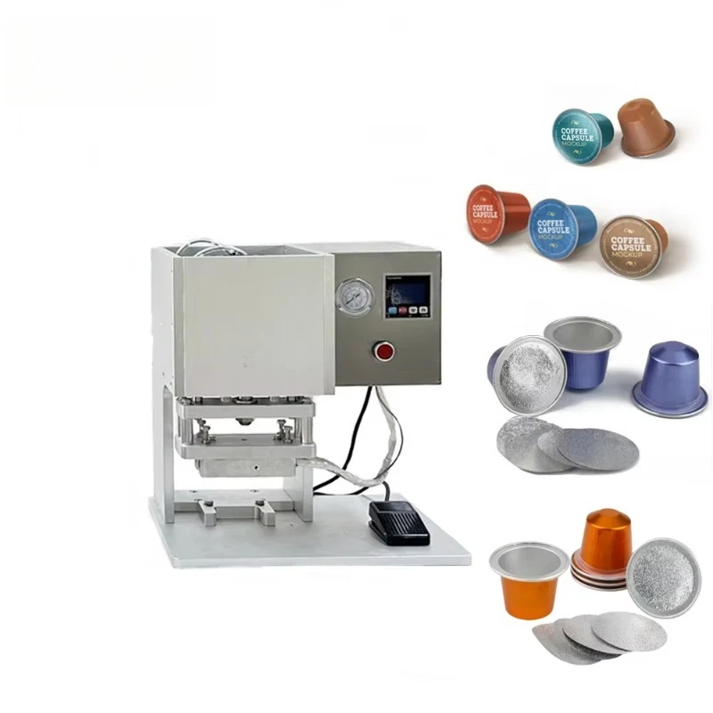 

Semi-automatic Aluminum Foil Film Coffee Cup Jelly Cup Packaging Machine Plastic Heat Sealing Machine