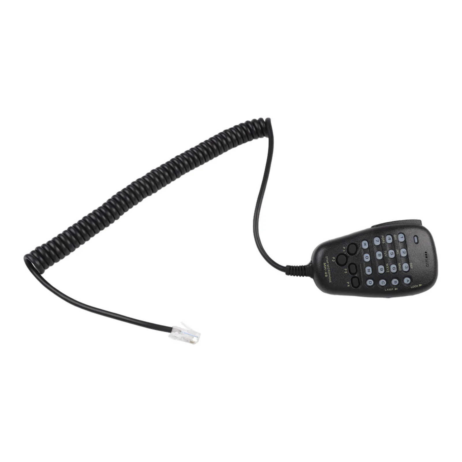 MH-48A6J Speaker Microphone With Coiled Cable And Backlit Keypad For Yaesu FT-7800R FT-8800 FT-8900R Mobile Radio Ham For Access