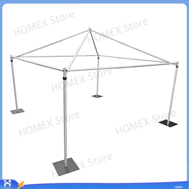 Wedding Backdrop Stand Tube Arch Kit Flower Wall Frame Metal Overhanging Support Structure for Party Event Stage Decoration