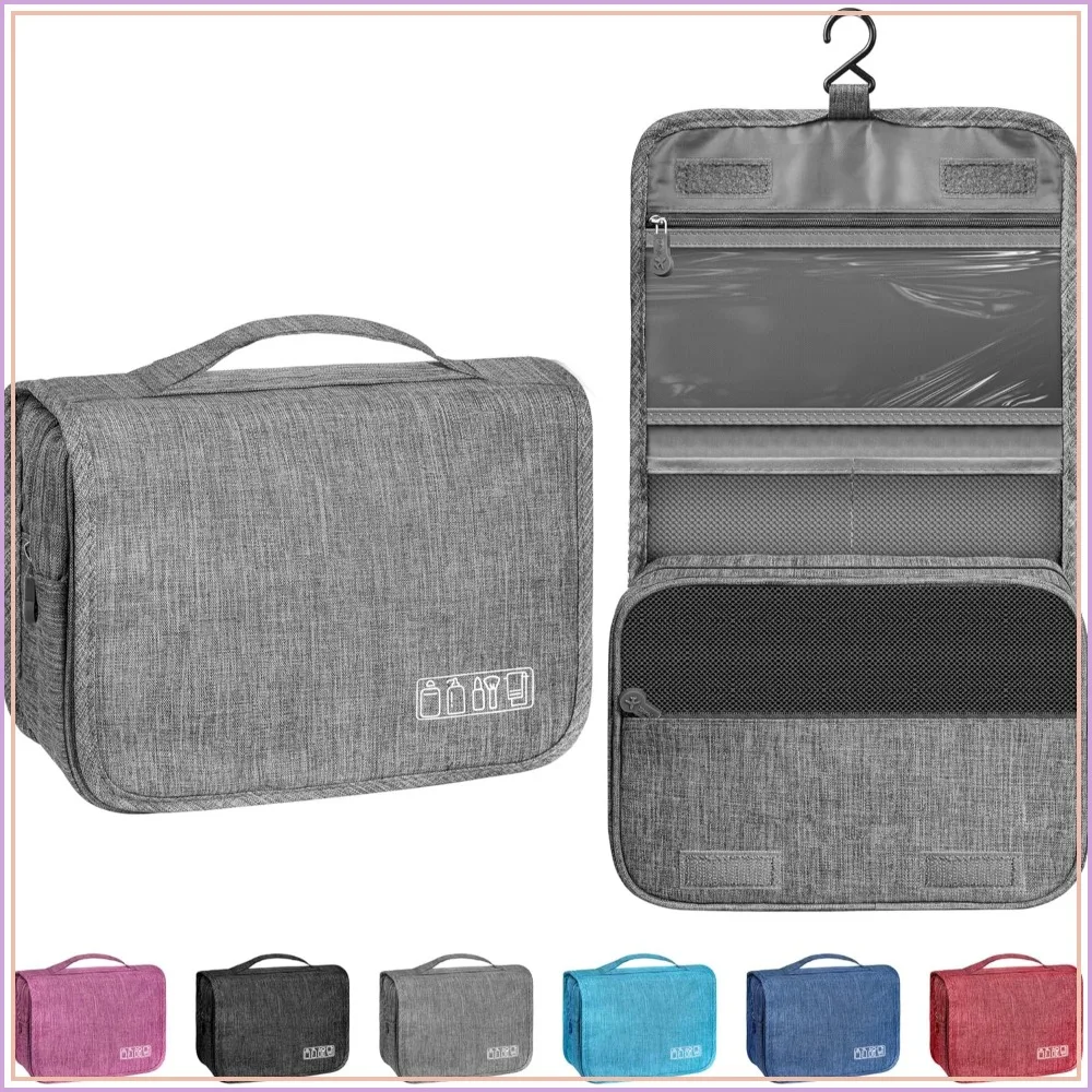 

Waterproof Hanging Toiletry Bag for Travel, Multifunctional Shower Cosmetic Organizer, Portable Toiletries Pouch for Men Women