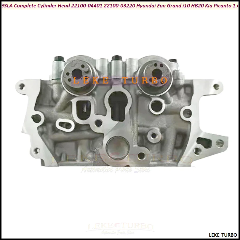 G3LA Complete Cylinder Head Assembly 22100-04301 22100-04401 22100-03220 For Hyundai Eon Grand i10 HB20 For Kia Picanto Ray 1.0L