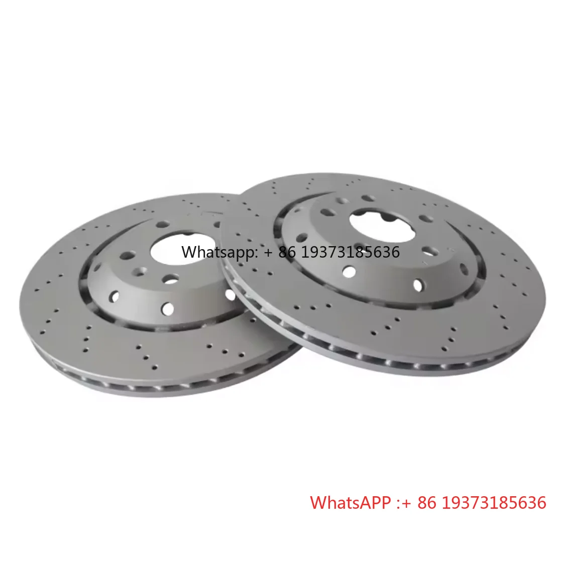 For Audi RS4 B7 Rear Left and Right Brake Discs 8E0615602D 8E0615601AB 324 Mm Pair