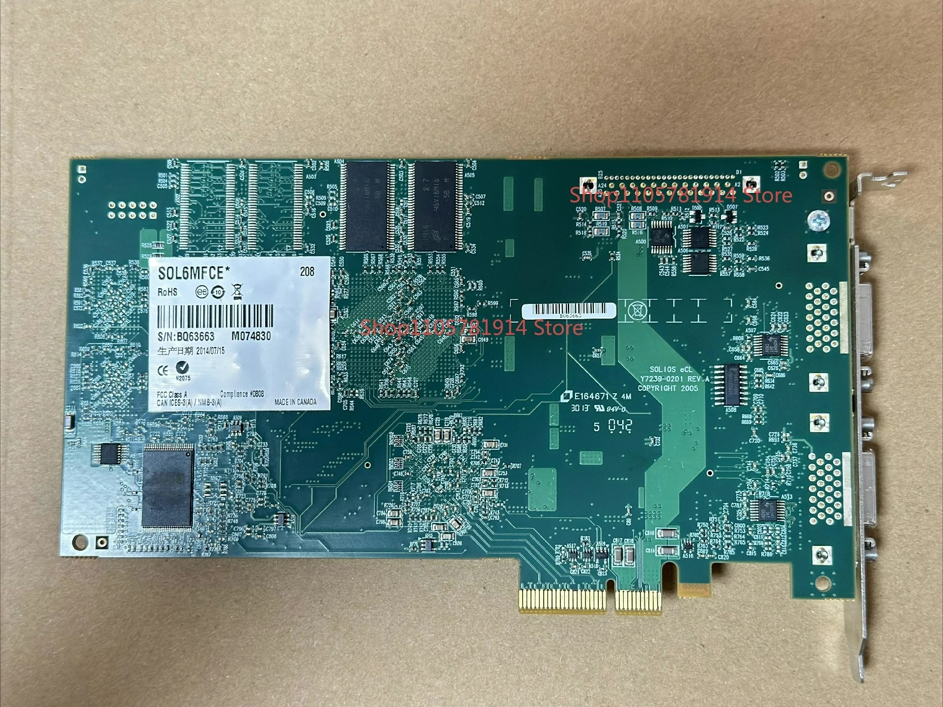 For Matrox/Matrox Y7239-0201 RVE. A Image Capture Card