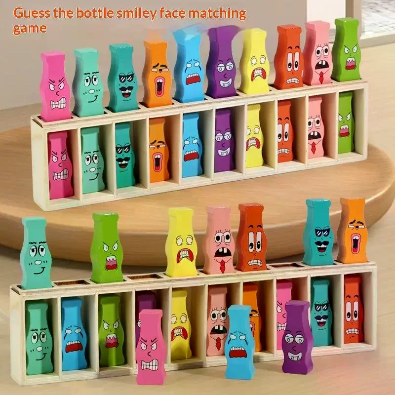 1 Set Logical Thinking Interactive Memory Match Games Creative Bottle Thinking Game Early Education Color Recognition Toys