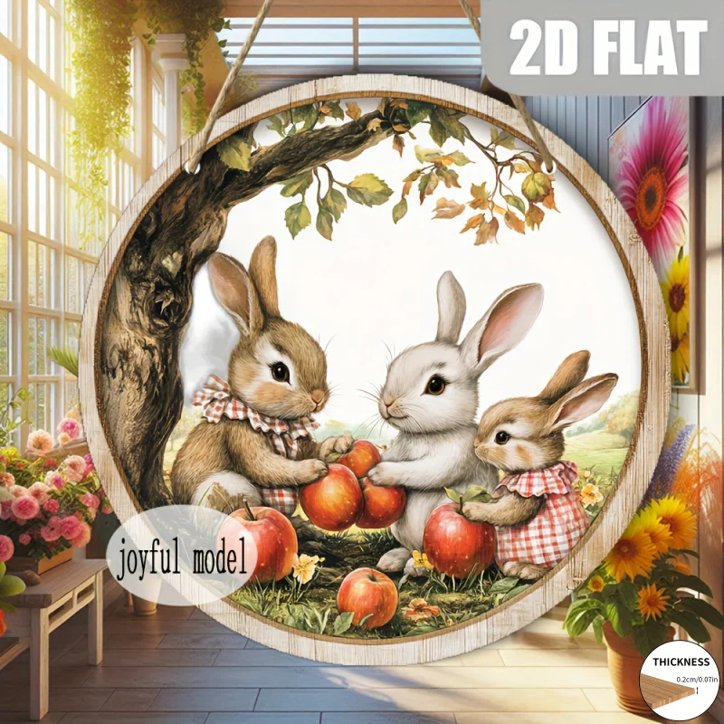 2D Flat, 1pc 2D Flat/rustic Style, 