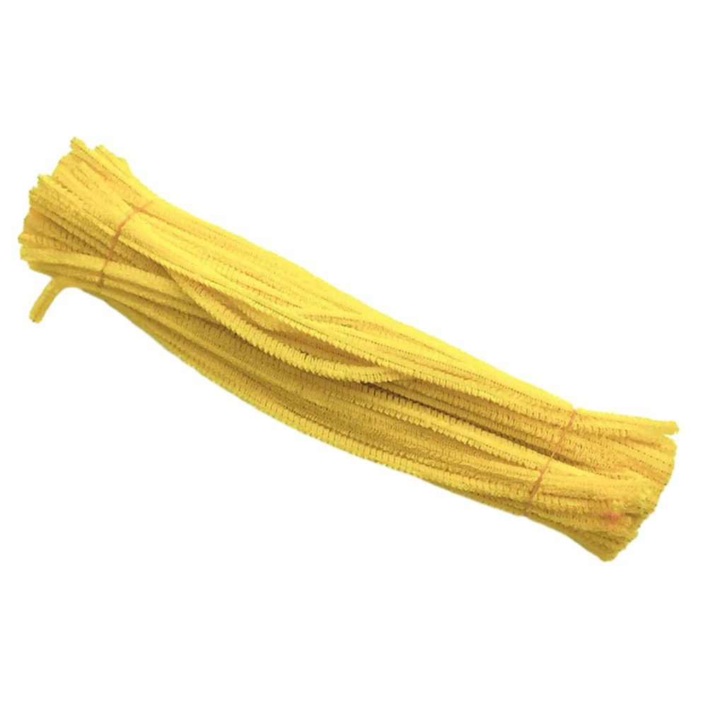 Crafters\\\' Delight 100pcs Vibrant Chenille Stems Pipe Cleaners 30cm Length 0 6cm Diameter Perfect for DIY Projects - Detail 1