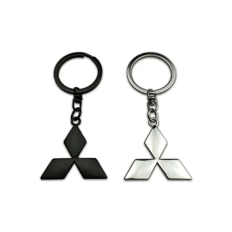 Car Key Chains Keyring Holder Auto Keychain Pendant for Mitsubishi Lancer ASX L200 Colt Pajero Mirage Outlander Eclipse