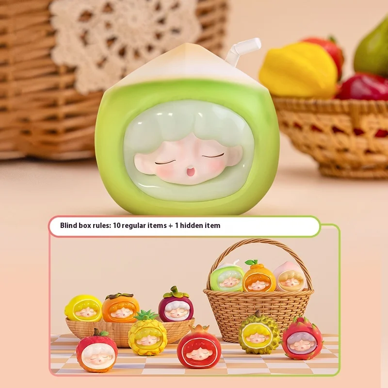

Слепая коробка Нежная и нечетная модная музыка YUMO Cloud Dream Cute Fruit Market Series Fruit New Trendy Play Boutique Подарок ручной работы