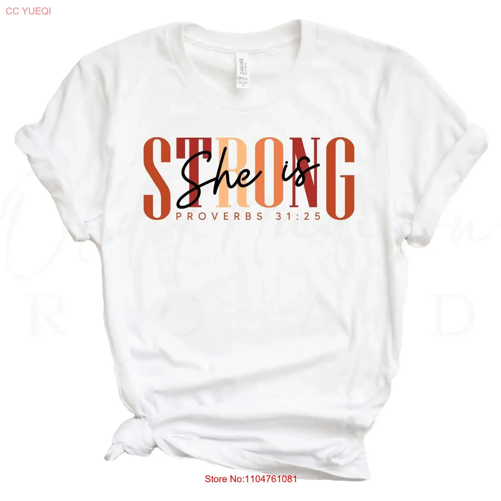 She Is Strong T Shirt Christian Western Floral Country vintage Washed streetwear Versatile Comfortable Stretched graphic homme