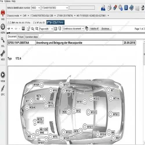 Imagen 2 del producto Nuevo manual de servicio y catálogo de piezas STAR WIS/ASRA EPC 2020.10 MB para Mercedes-Benz, edición 2026