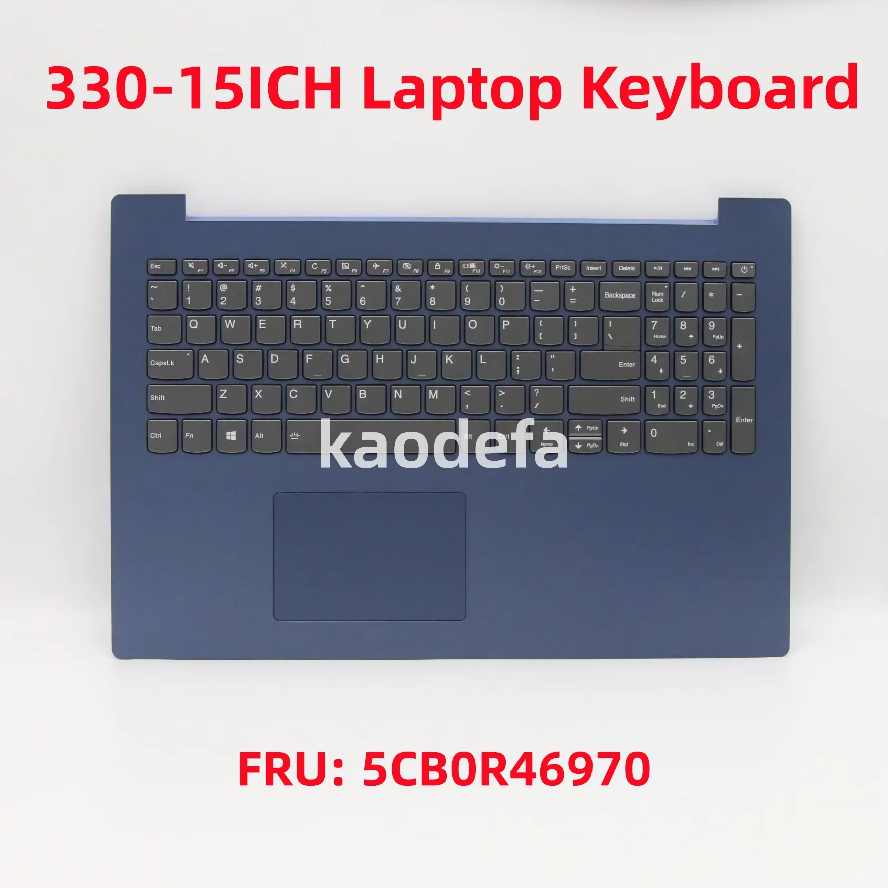 For Lenovo ideapad 330-15ICH Laptop Keyboard FRU: 5CB0R46970