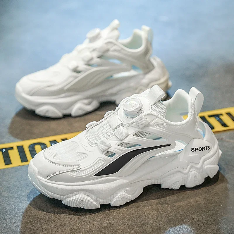 

Pop The Best-selling Swivel Buckle Openwork Casual Sports Dad Shoes, Man Shoes