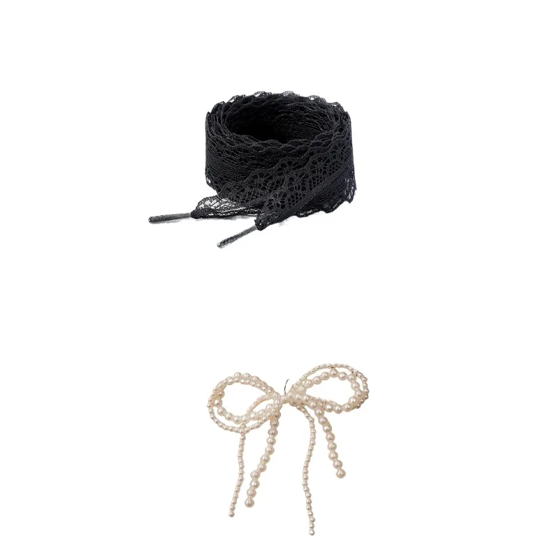 Lace Braided Shoelaces  2.9CM Width Fancy Flat Shoelace Black White Silk Shoe Laces for Ballet Sneakers German Training Shoes