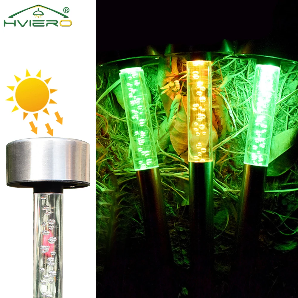 

Solar Garden Light Outdoor Powered Lamp tubular Waterproof Landscape Lighting For Pathway Patio Yard Park Lawn villa Decoration