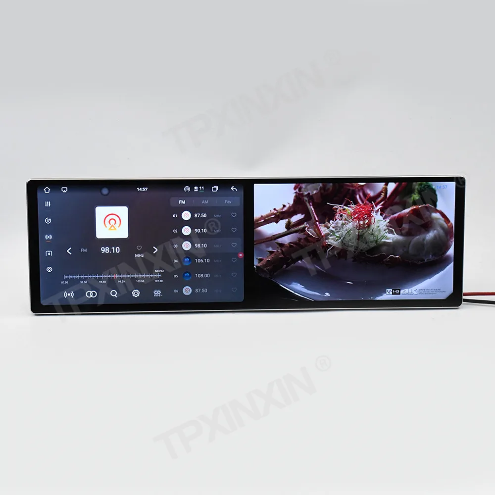 10.1 بوصة راديو السيارة بشاشة مزدوجة لجيلي Borui 2015 2016 مشغل فيديو الوسائط المتعددة ستيريو السيارات لتحديد المواقع والملاحة Carplay قطع غيار السيارات