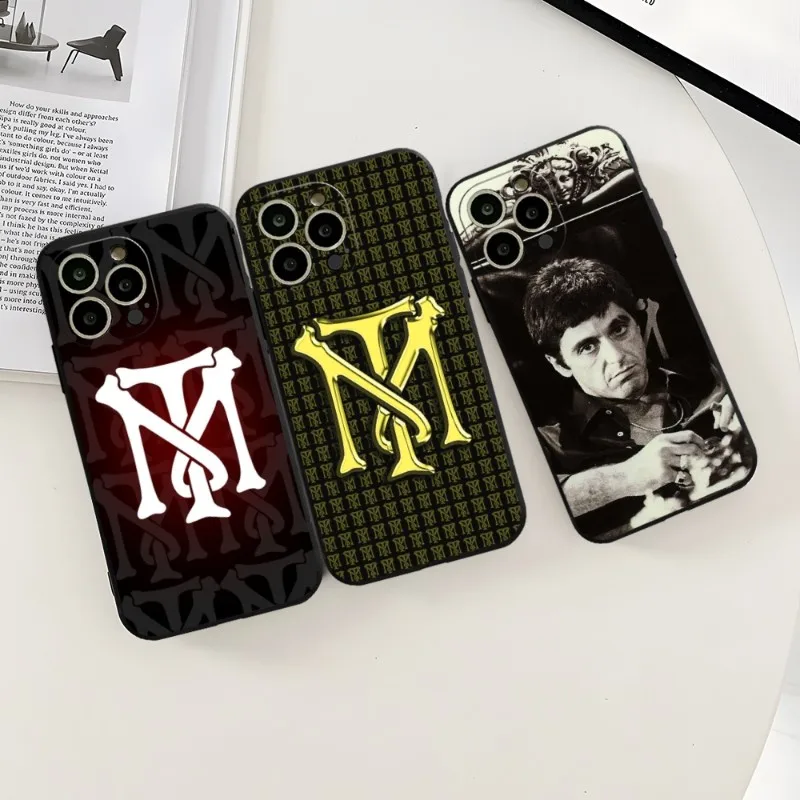 Scarface Tony Montana Phone Case For Iphone 12ProMax 11 13 14 Pro Xs Max Mini Xr X 7 8 6 6s Plus Fundas Cover