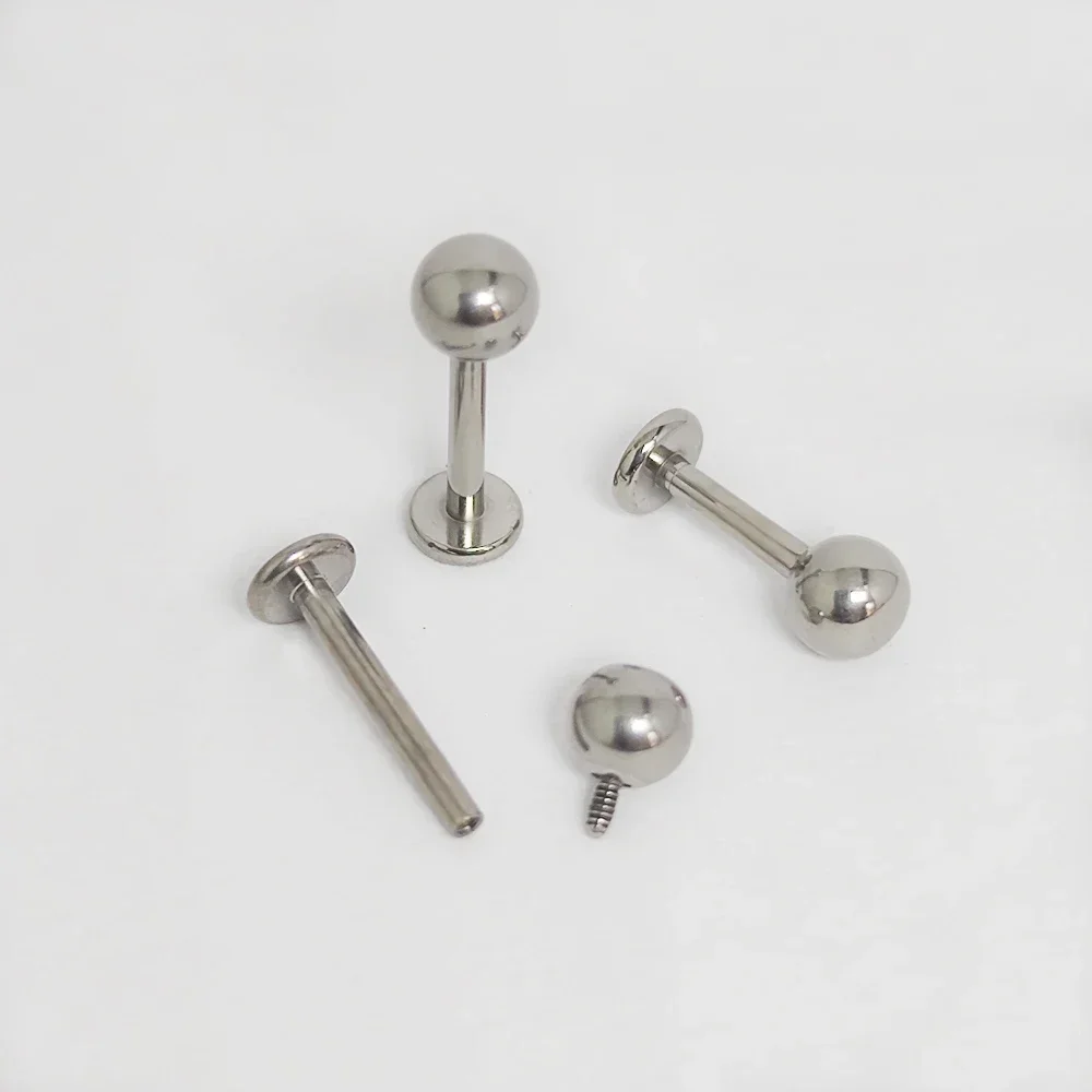 Titanium Tragus Piercing Lip Stud Earring