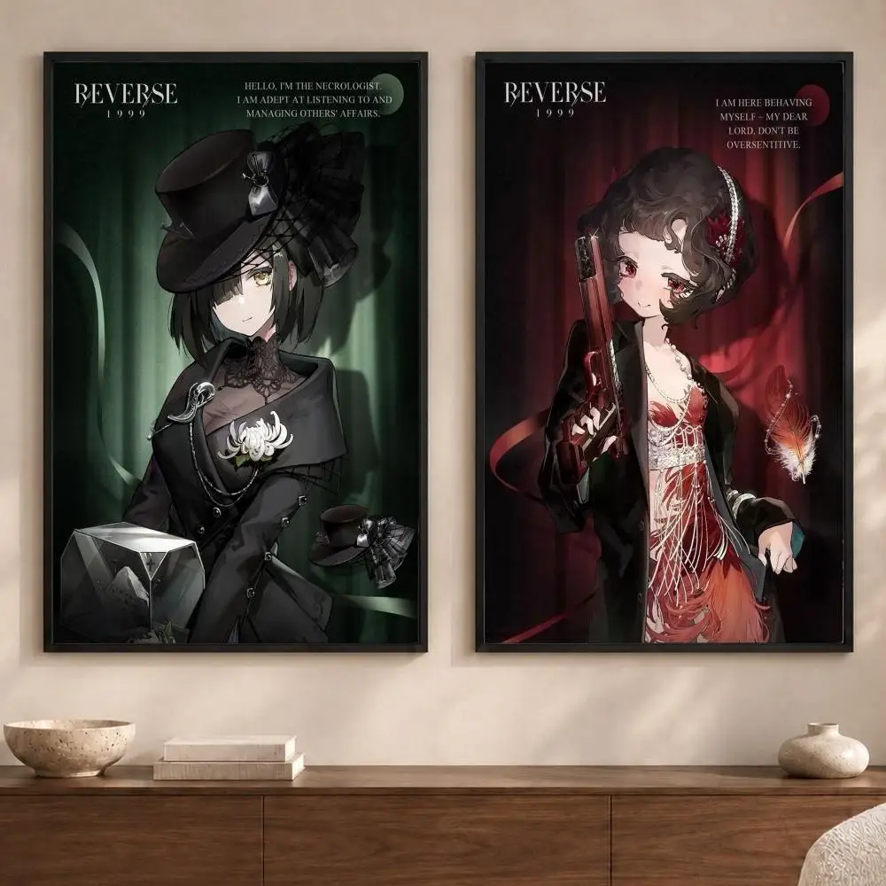 Game R-ReverseS: 1999 Poster Art  Self-Adhesive No Glue Residue Wall Sticker for Home Office Nursery