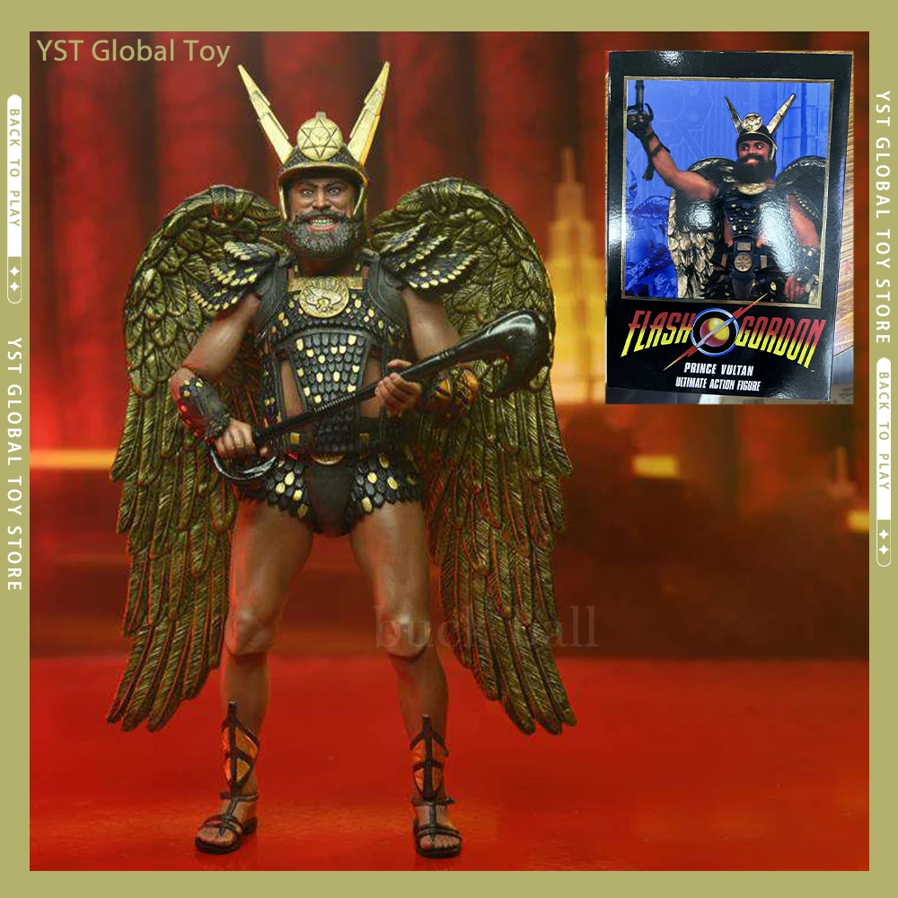 

NECA 42623 Flash Gordon Anime Figure 7-inch Prince Vultan Ultimate Action Figure Pvc Model Doll Figurine Movable Toy Kids Gift