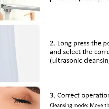 بالموجات فوق الصوتية الجلد الغسيل تقشير مزيل الرؤوس السوداء تنظيف الوجه العميق بالموجات فوق الصوتية أيون حب الشباب المسام الأنظف مجرفة الوجه الغسيل #2