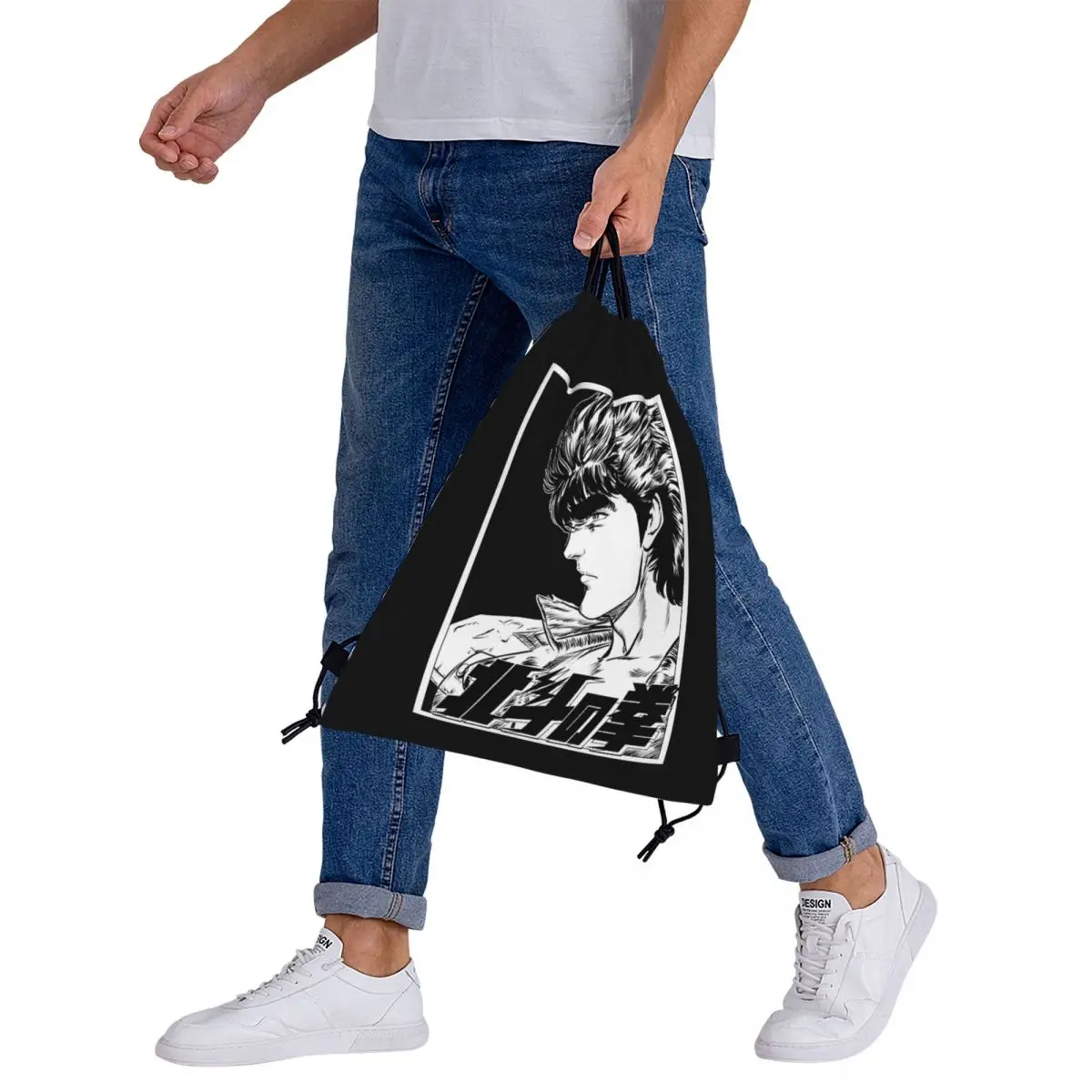 حقائب ظهر Fist Of The North Star Kenshiro حقائب ظهر كاجوال برباط حقيبة رياضية حقائب كتب للطلاب والنساء