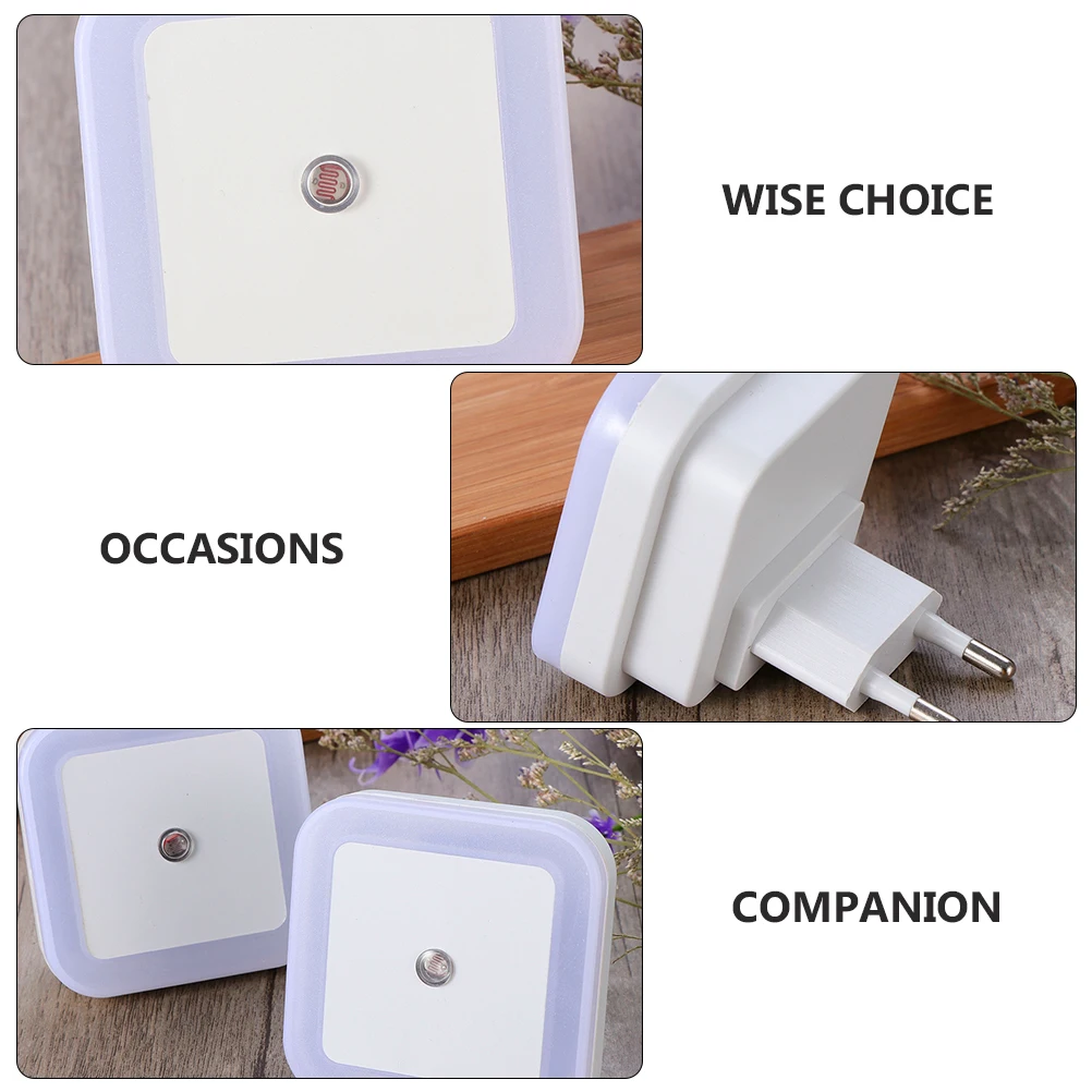 

6Pcs LED Night Light Feeding Lamp Eu Plug Nightlight for New Moms Bedroom Small Night Light Lamp LED Nightlight