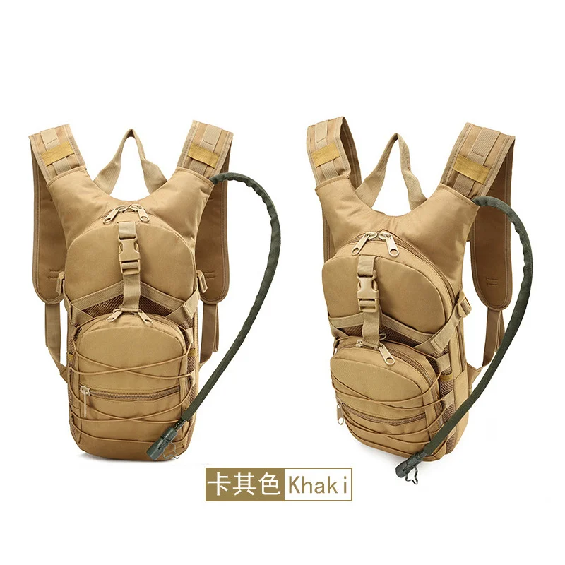 Lightweight Tactical Backpack Water Bag Camel Survival Backpack Hiking Hydration Military Pouch Rucksack Camping Bicycle Daypack