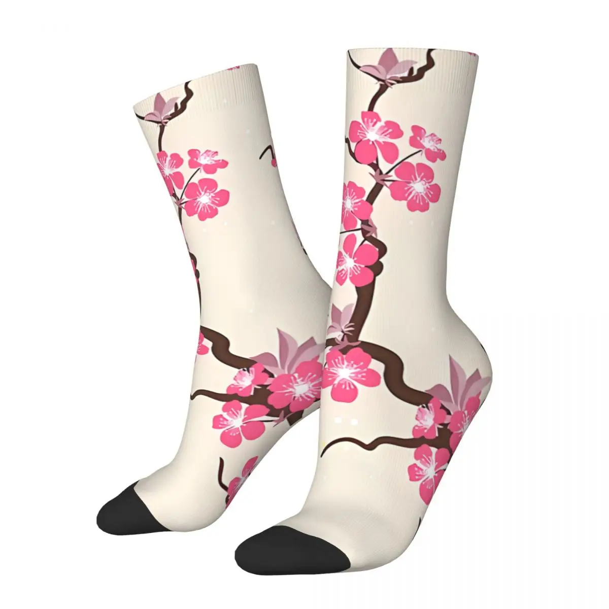 Flower Sock Printed Man Polyester