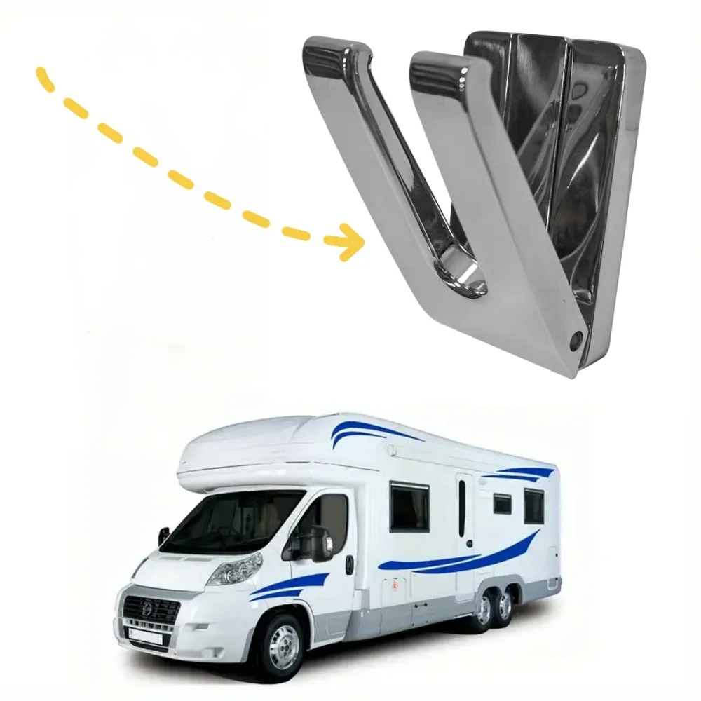 1 قطعة متنقل RV كروم معطف الملابس منشفة السنانير ل سويفت بيلي تخييم قافلة منظمة RV الداخلية اكسسوارات #2