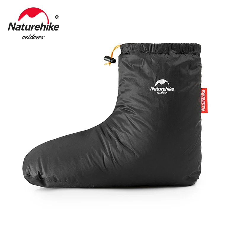 Naturehike gęsie puchowe pantofle zimowe ciepłe wodoodporne wiatroszczelne Outdoor Camping piesze wycieczki wędkarstwo termiczne osłony na stopy skarpety do butów