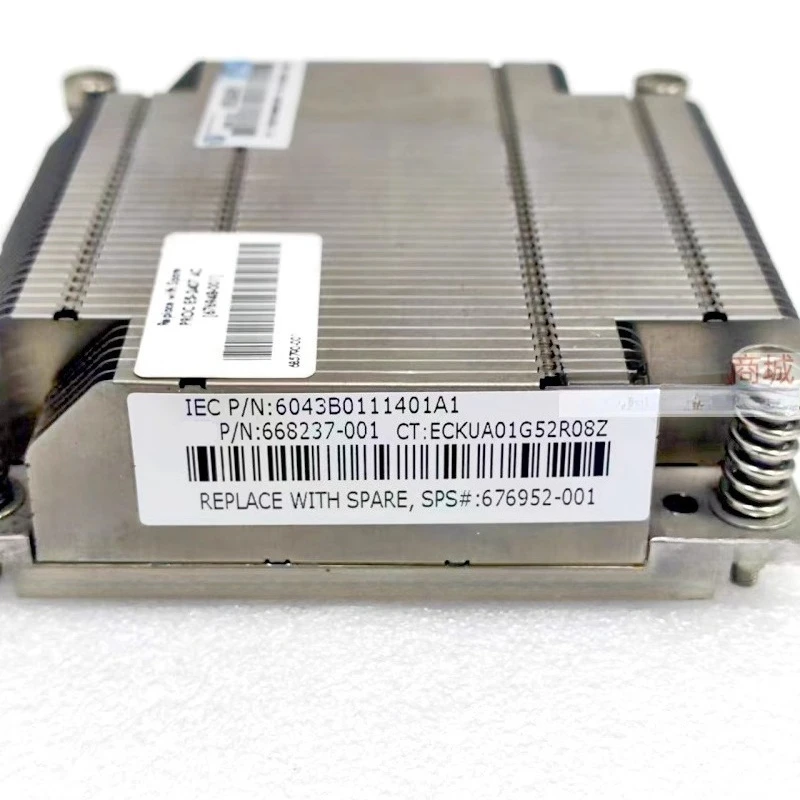 

For HP DL360E Gen8 G8 Server CPU Heatsink Heatsink 676952-001 668237-001 Used