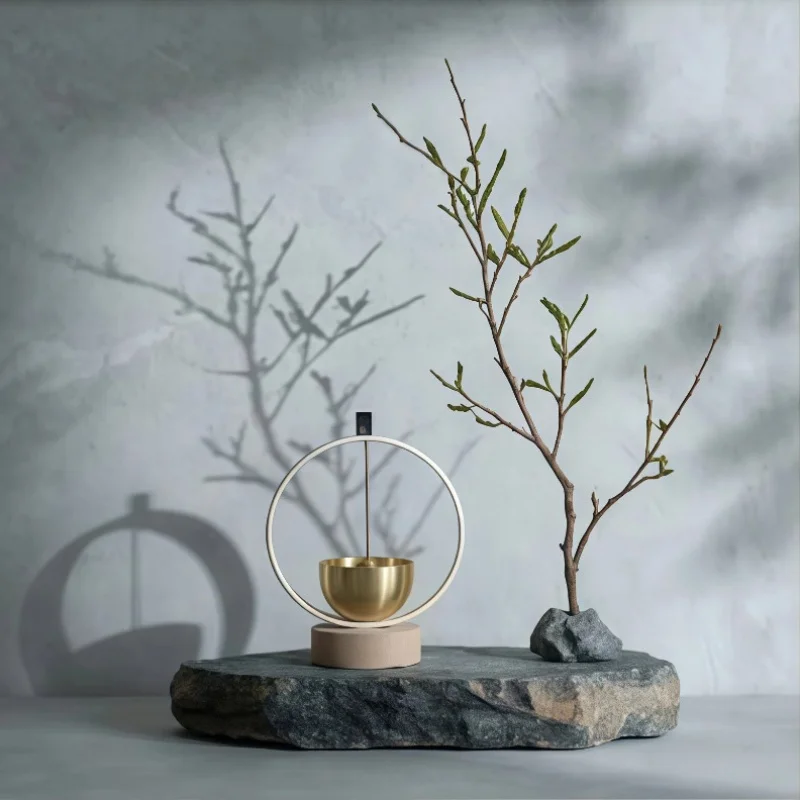 Handmade Copper Singing Bowl Sound Healing Device Meditation Mindfulness Relaxation Spiritual Calm Home Indoor Decor Ornament view 2