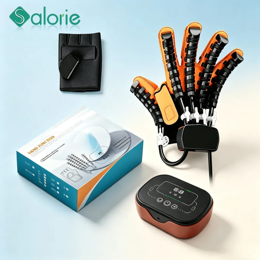 Robot Rehabilitation Glove Stroke Hemiplegia Hand Training Device Finger Rehabilitation Robot Glove for Hand Function Trainer