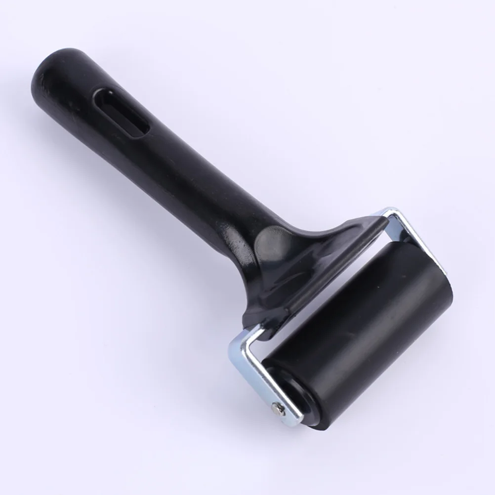 

3 Pcs Rubber Roller 6cm Replaceable Craft Rollers for Manual Use Durable Stainless Steel Art Project Tools