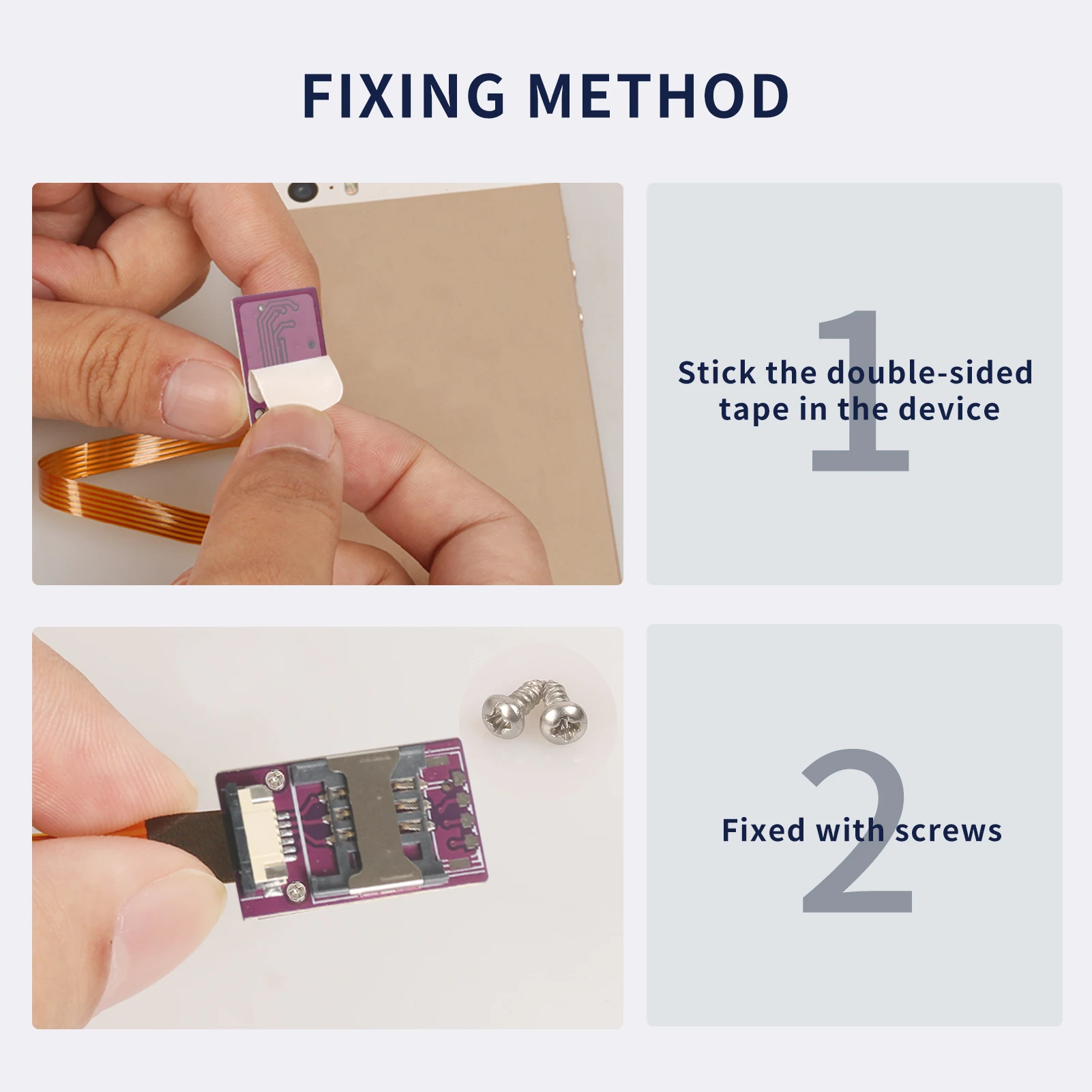 Mini SIM card extension cable adapter circuit board card reader for cpe wireless routers and wifi devices, smartphones and more