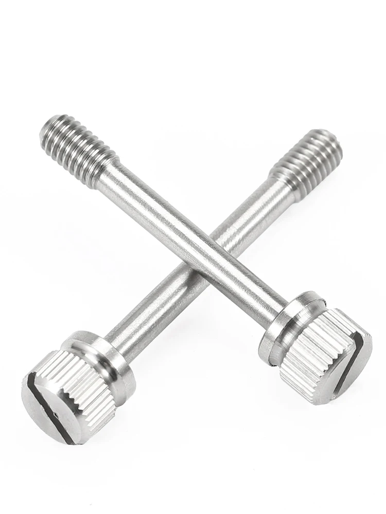 M2 M2.5 M3 M4 M5 M6 M8 304 Stainless Steel GB839 Slotted Hand Tighten Thumb Screw Anti-loosening High Head Knurled Bolt