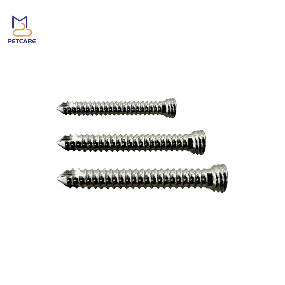 3.5mm Stainless Steel Locking Screws for Veterinary, Orthopedics, Surgical Implants, Dog Accessories, Pet Products, 3.5mm