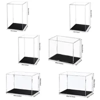 Transparent Acrylic Display Box Model Display Cabinet Dustproof Doll Figure Transparent Blind Box Protection Storage Rack