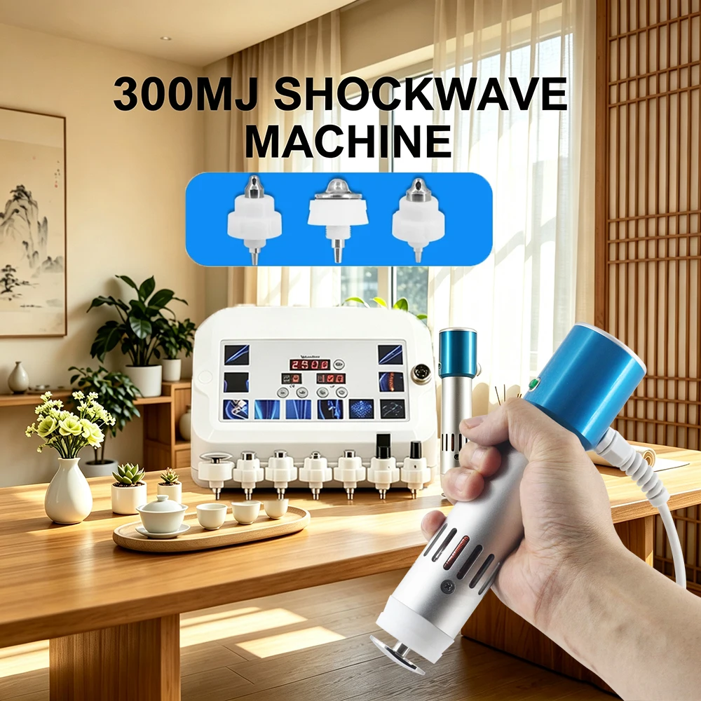 Shockwave Therapy Machine Effective Joint ED Treatment Shock Wave Relax Body Massager Professional Pain Relief 300mj