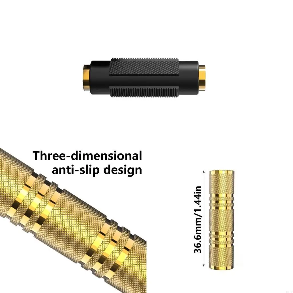 E1PF 3.5 mm Female to Female Adapter Extension for Unrestricted Musical Experience