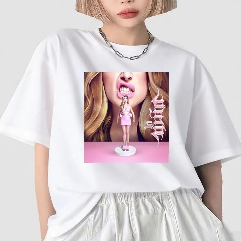 Playera Lola Indigo Camiseta World Tour Merch رجل امرأة قطن جرافيك تي شيرت اسبانيا المغني الموسيقى Camisa الملابس #6