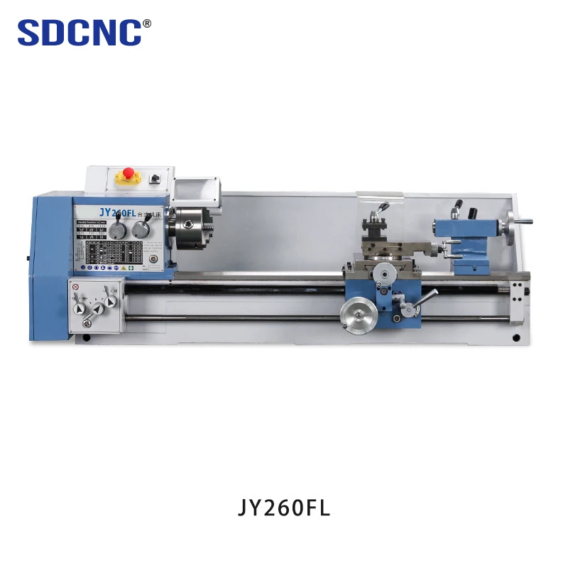 

High Precision JY260FL Home Desktop Horizontal Lathe Multifunctional Teaching Metal Lathe